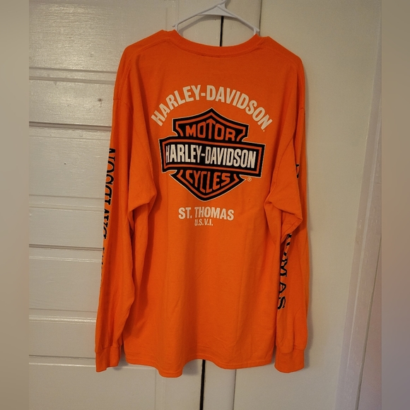 Harley Davidson NWT Mens XL St. Thomas U.S.V.I T'shirt - Picture 2 of 6